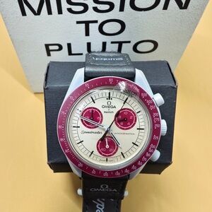 Swatch X Omega Bioceramic Moonswatch Mission To Pluto Watch